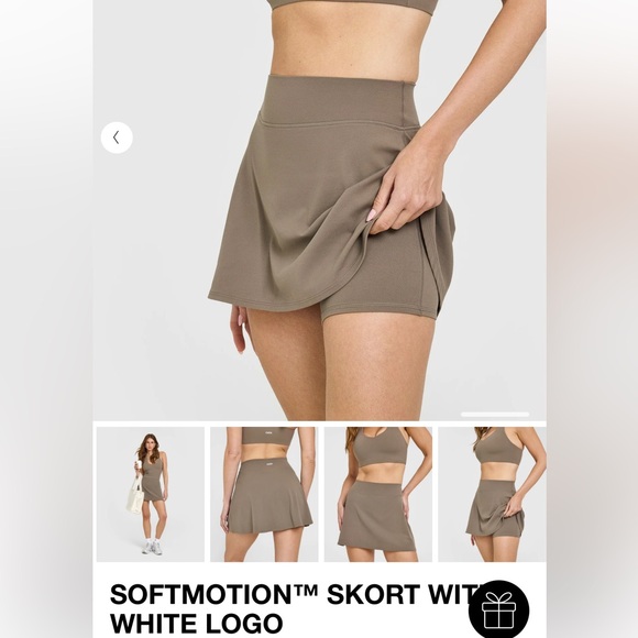 ONER ACTIVE SoftMotion Skort with White Logo - Picture 3 of 7